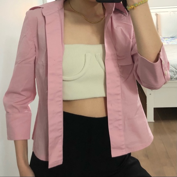 Vintage Pink Button Down - Picture 1 of 6